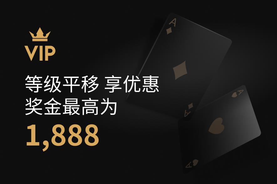 WELLBET 会员 VIP 等级平移与最高 1888 元奖金活动说明图