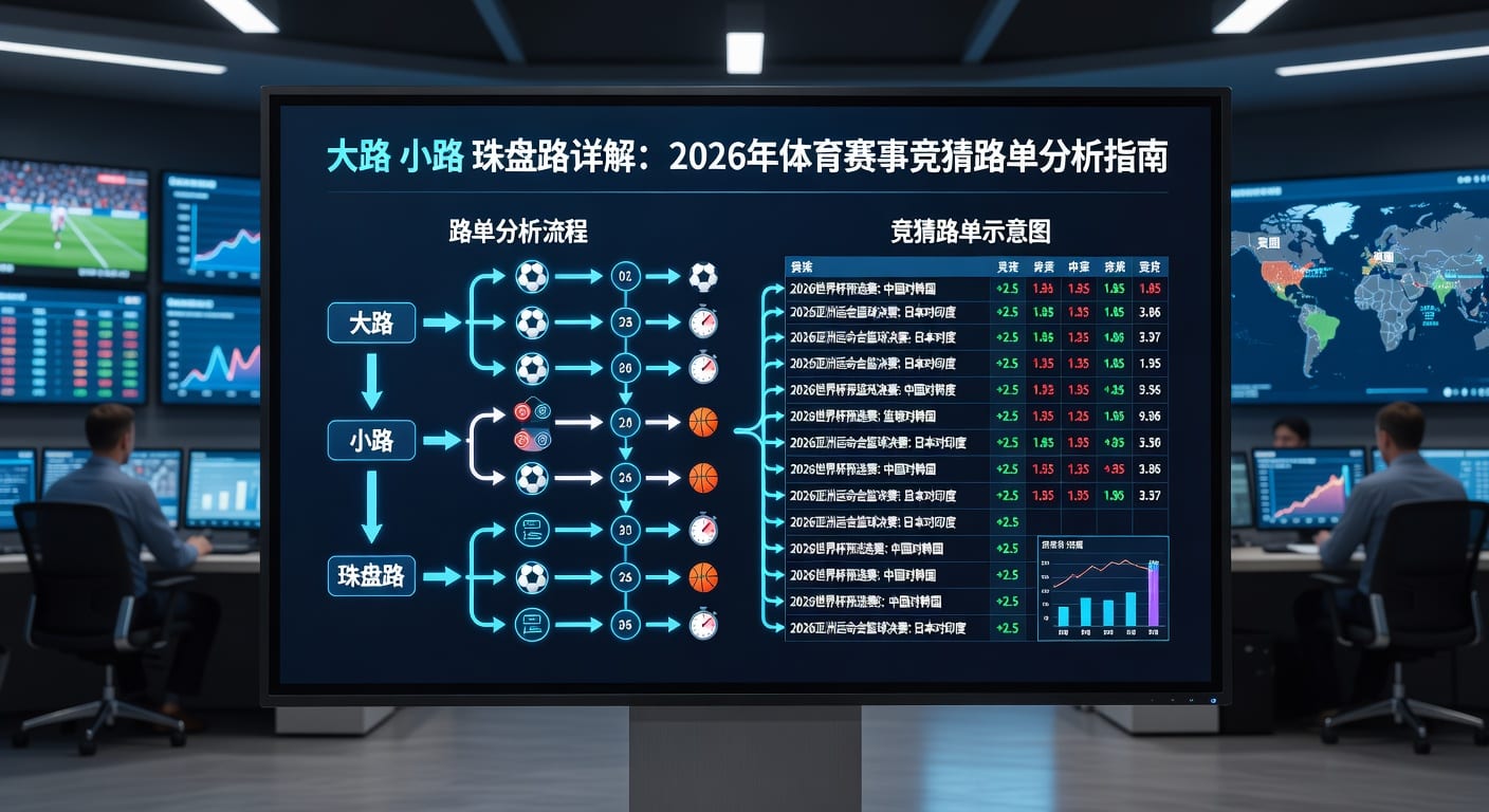 大路小路珠盘路：体育竞猜走势解读